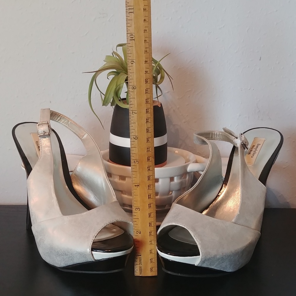 Simply Vera Vera Wang Heels Stiletto Platform 9M - Picture 5 of 8